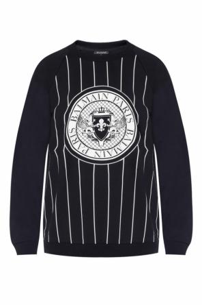 Bluza z nadrukowanym logo, zdjęcie 1 Bluza z nadrukowanym logo od Balmain